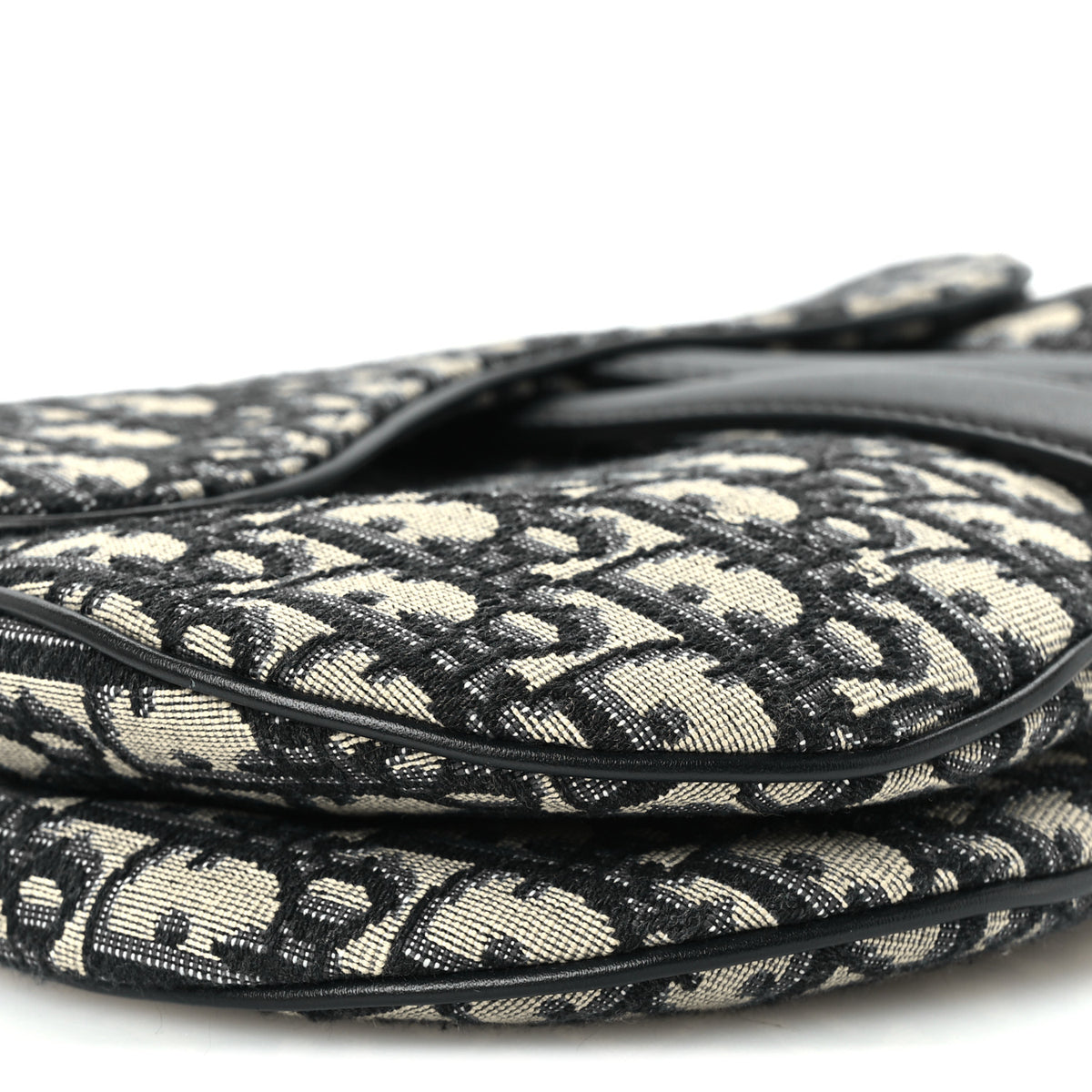 Christian Dior Oblique Saddle Bag Blue 9 of 10