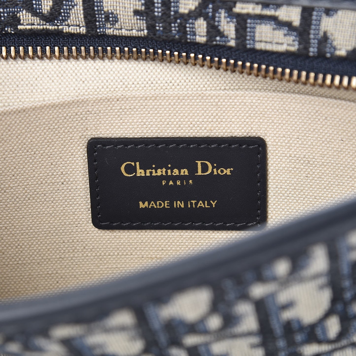 Oblique Diorquake Clutch Blue