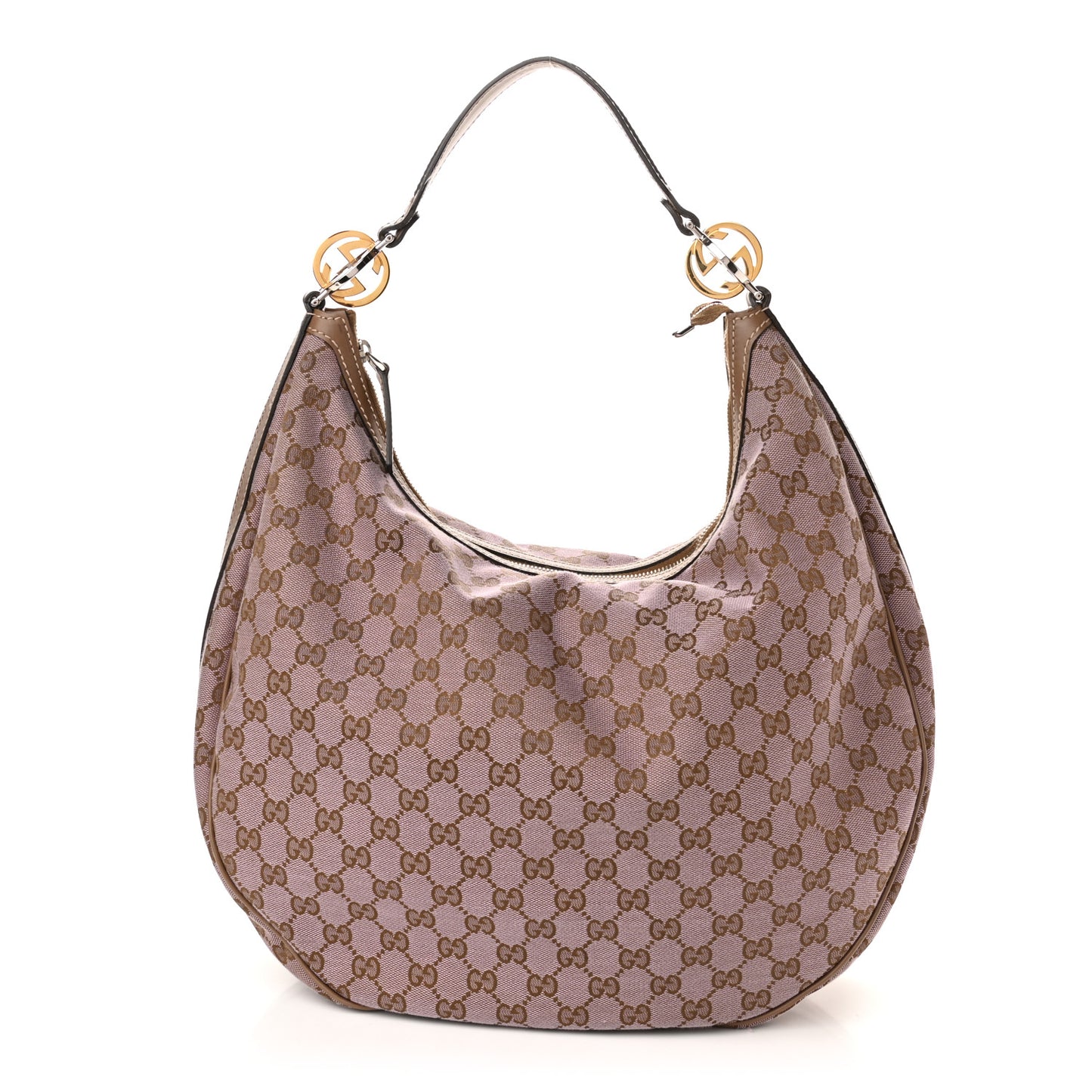 Monogram Large GG Twins Hobo Purple