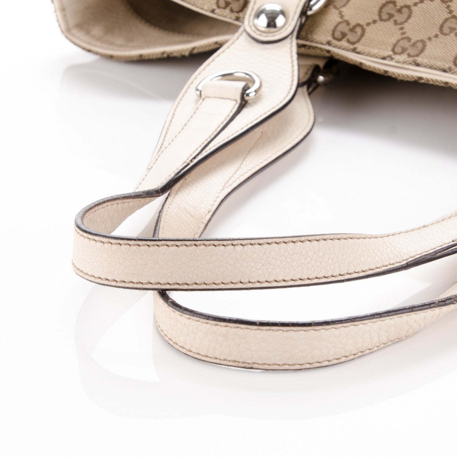 Gucci Monogram Medium Icon Bit Tote Off White 9 of 11