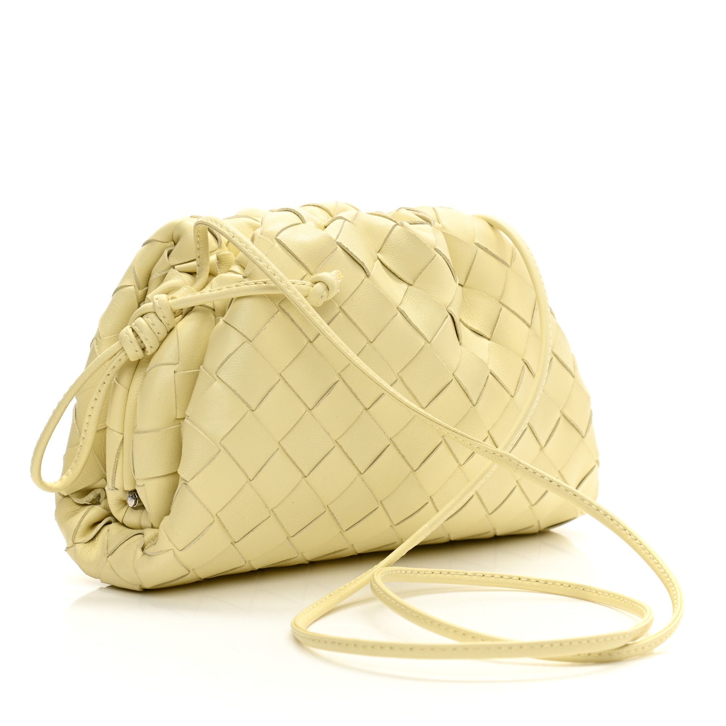 Nappa Intrecciato The Mini Pouch Lemon Washed