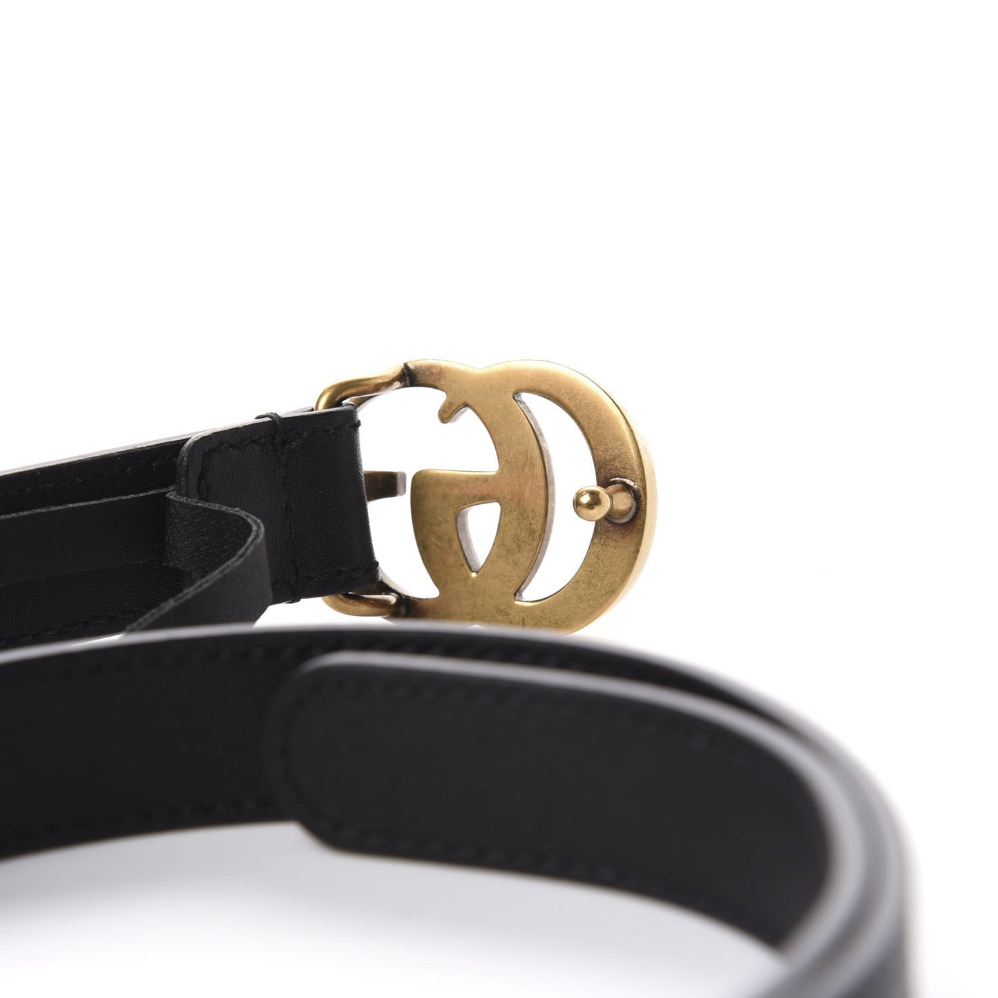 Calfskin Double G 20mm Belt 70 28 Black