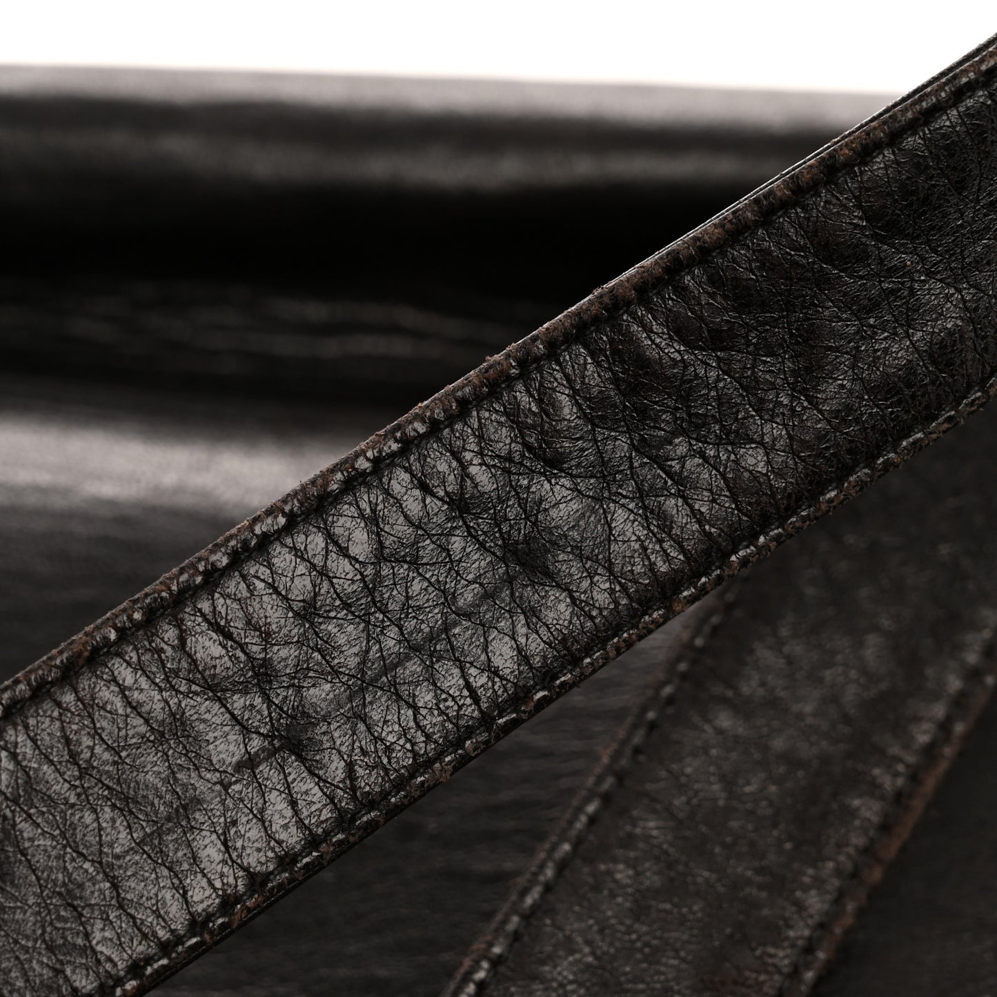 Lambskin Flap Shoulder Bag Black