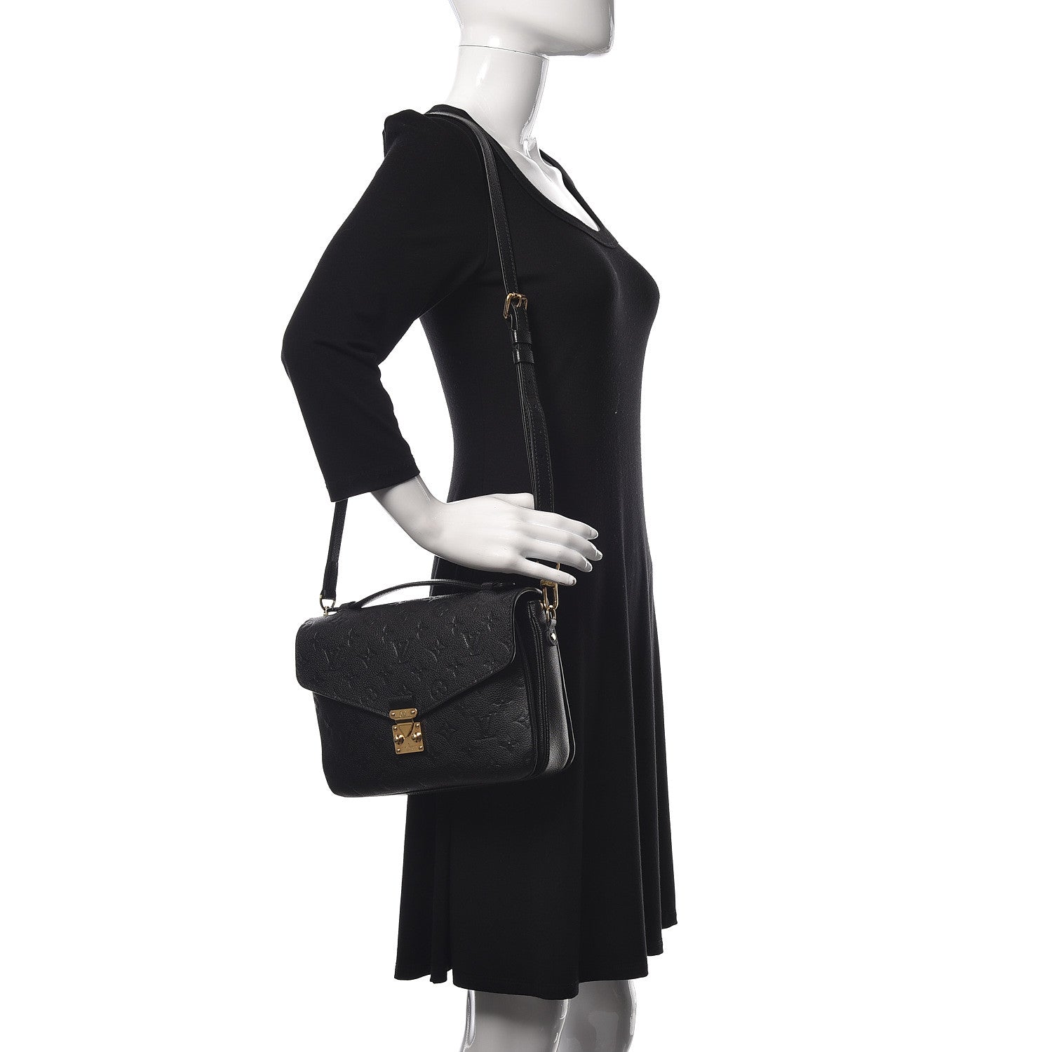 Louis Vuitton Empreinte Pochette Metis Black 2 of 11