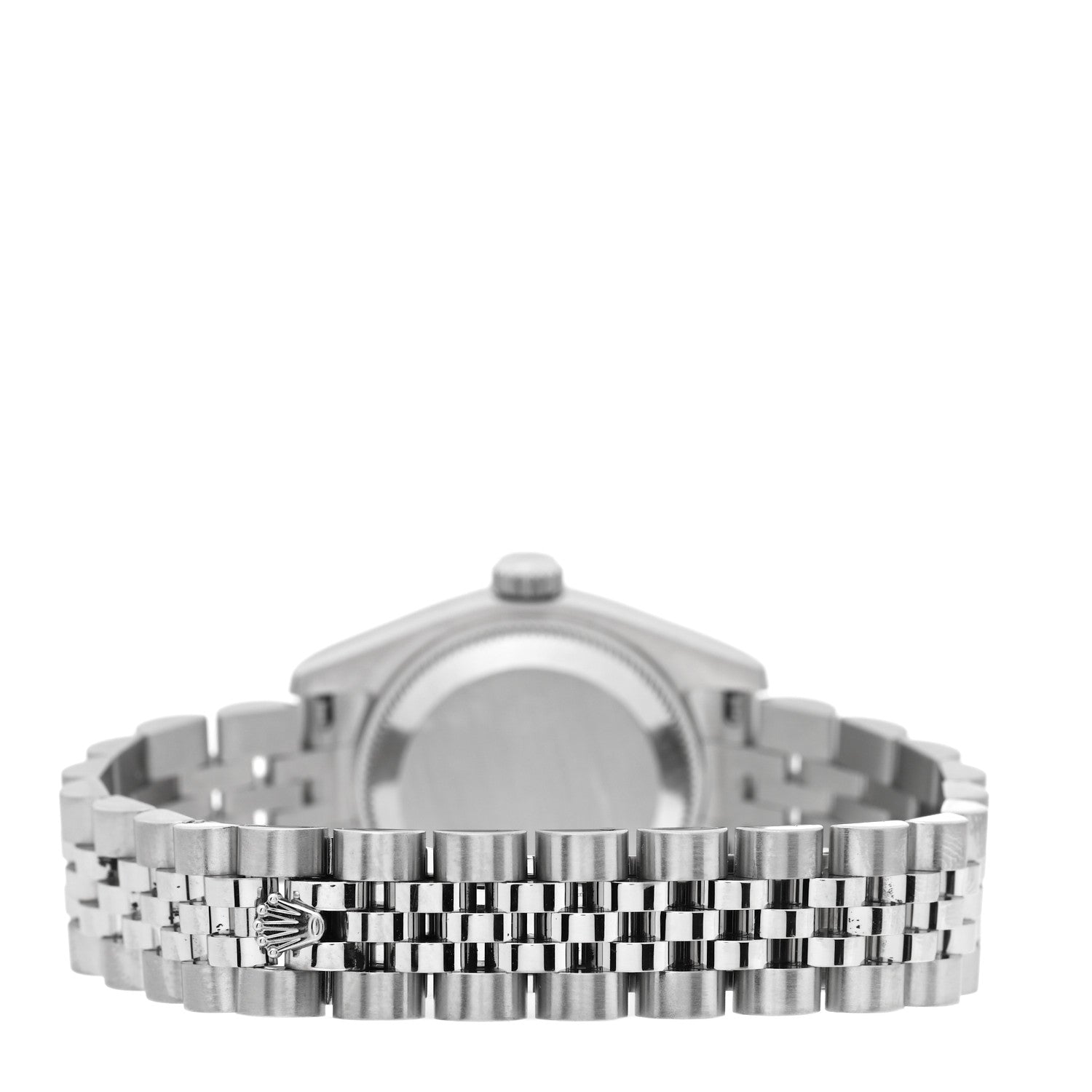 Rolex Stainless Steel 18K White Gold Diamond 26mm Oyster Perpetual Datejust Watch Black 179174 3 of 5