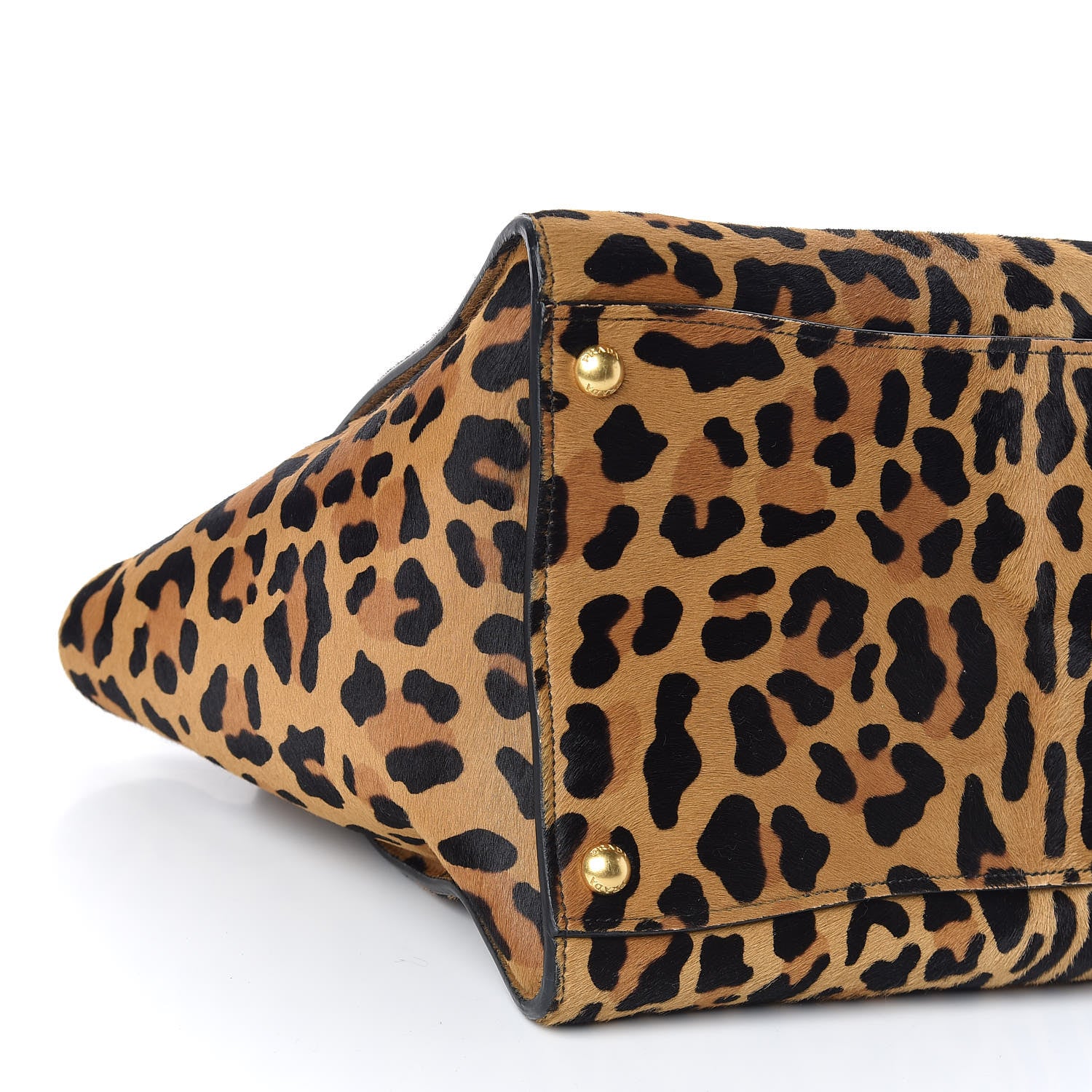 Prada Cavallino Leopard Print Twin Pocket Tote 10 of 15