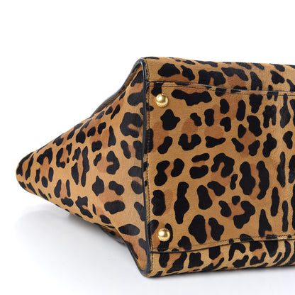Prada Cavallino Leopard Print Twin Pocket Tote 10 of 15
