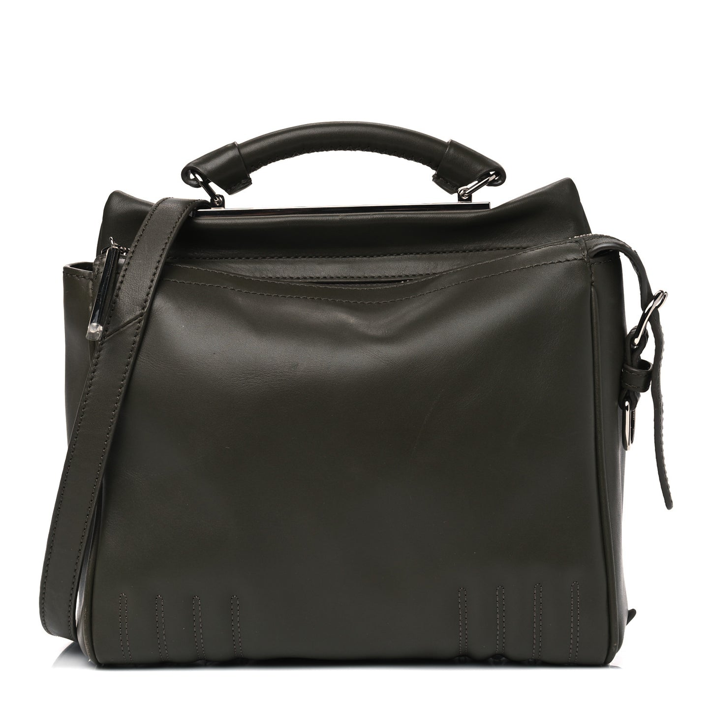 Small Ryder Satchel Dark Olive