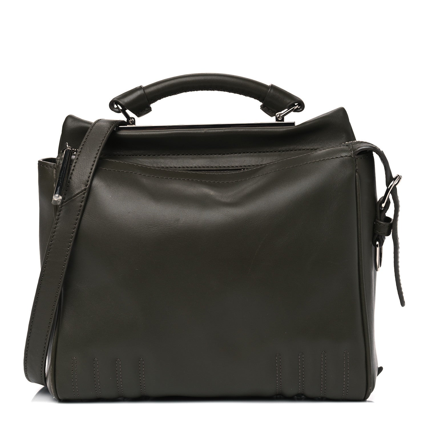 3.1 Phillip Lim Small Ryder Satchel Dark Olive 1 of 10