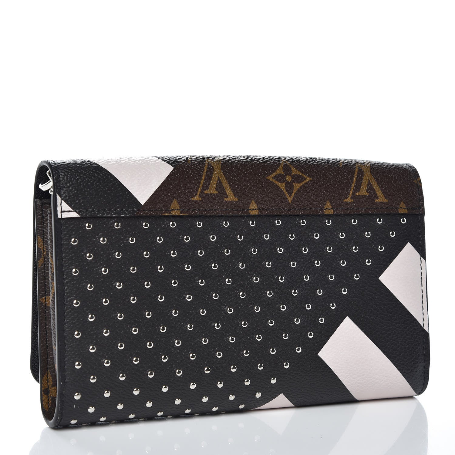 Louis Vuitton Calfskin Monogram Twist Chain Wallet 4 of 9