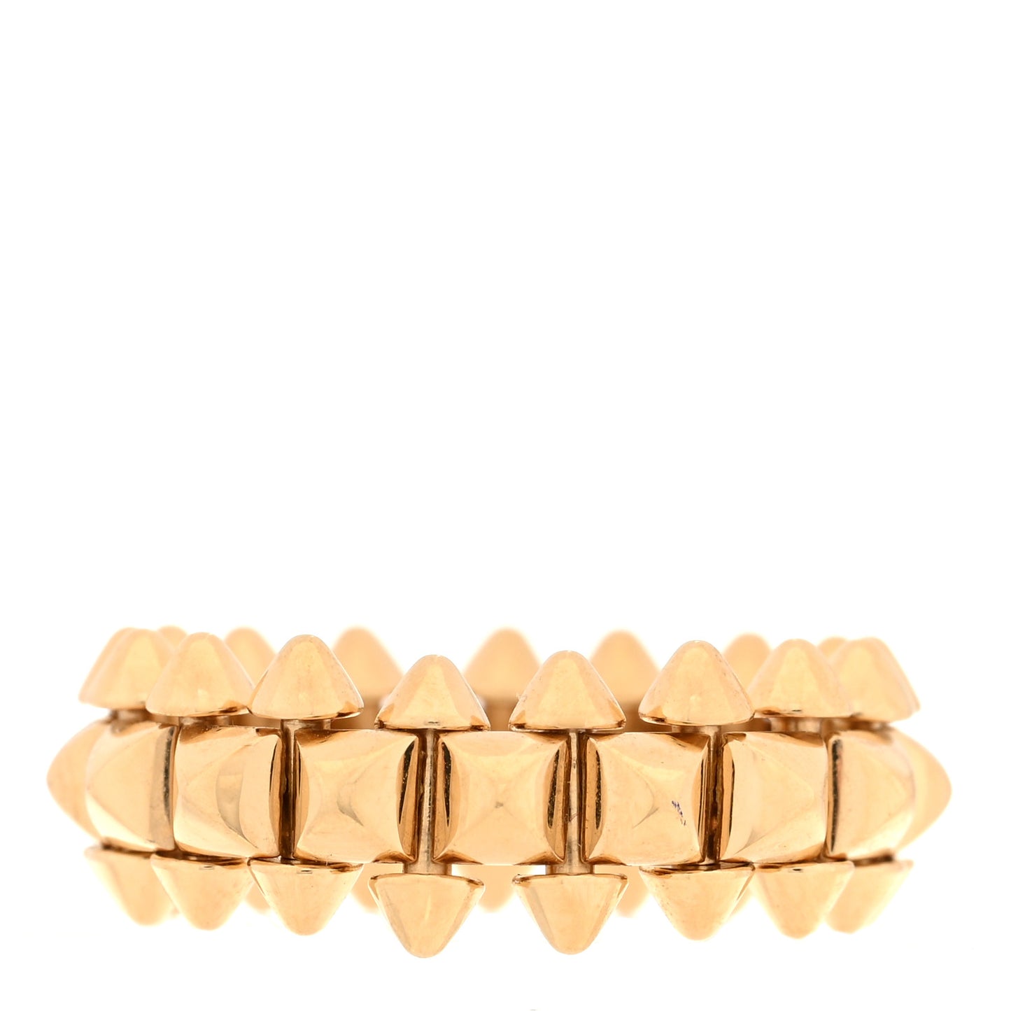18K Yellow Gold MM Clash De Cartier Ring 51 5.75