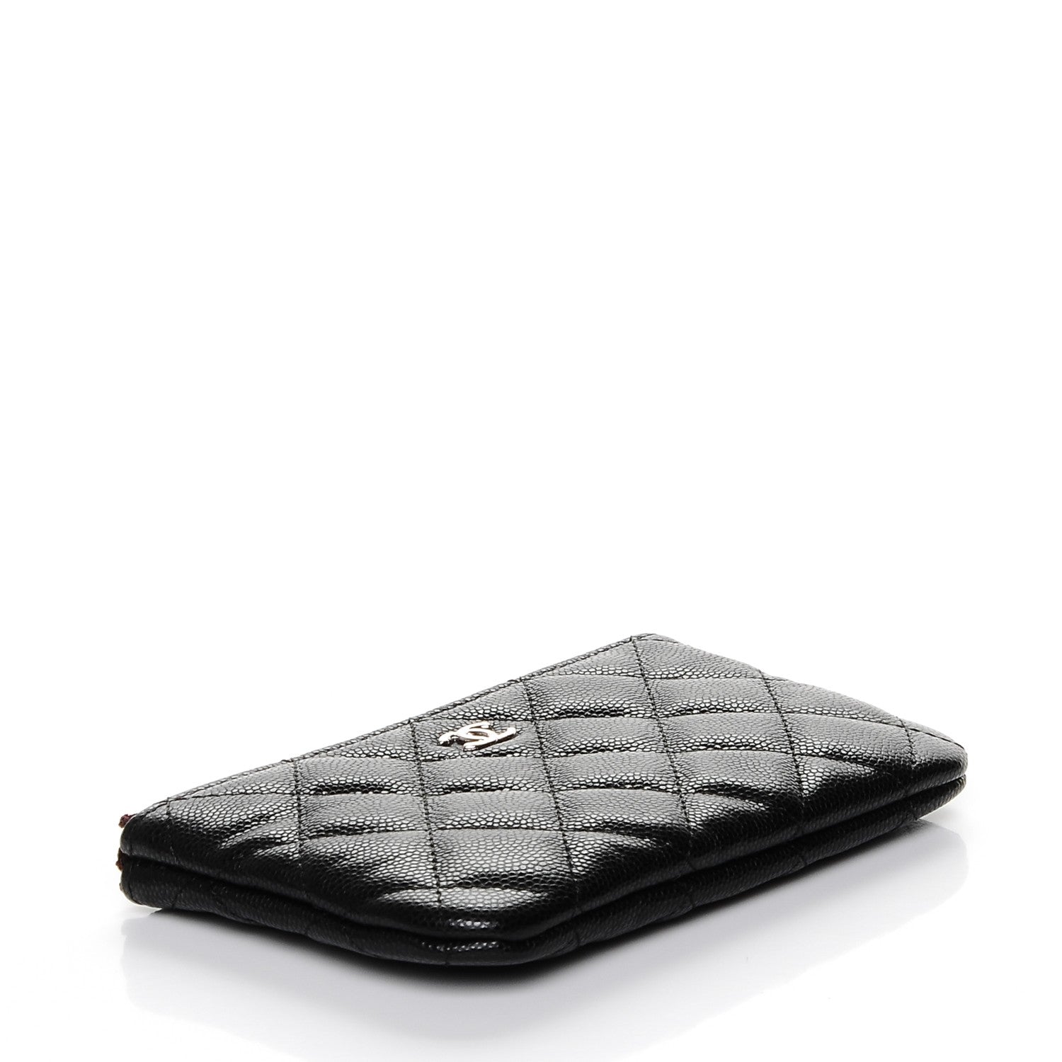 Chanel Caviar Quilted Small Cosmetic Case Black 4 of 7