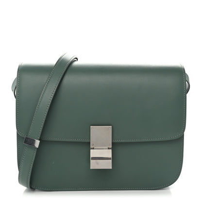 Celine Box Calfskin Medium Classic Box Flap Bag Celadon 1 of 13