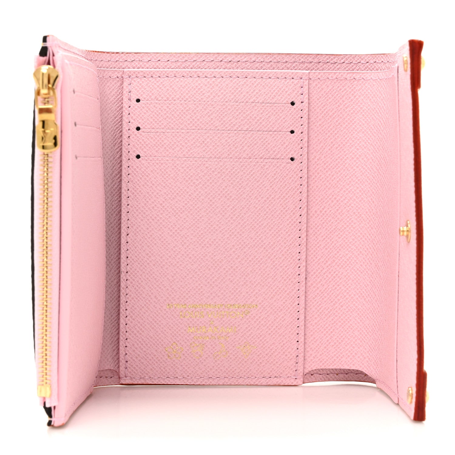 Louis Vuitton LV X TM Monogram Cherry Blossom Victorine Wallet Sakura Brown 5 of 8