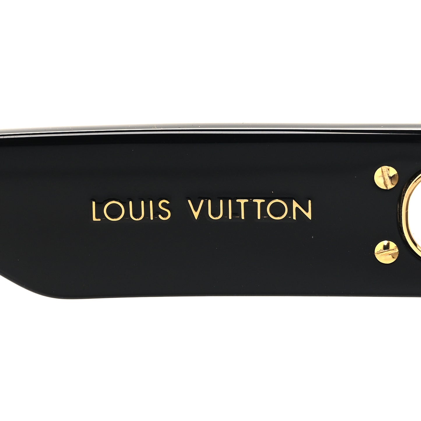 Acetate LV Link Square Sunglasses Z1568W Black