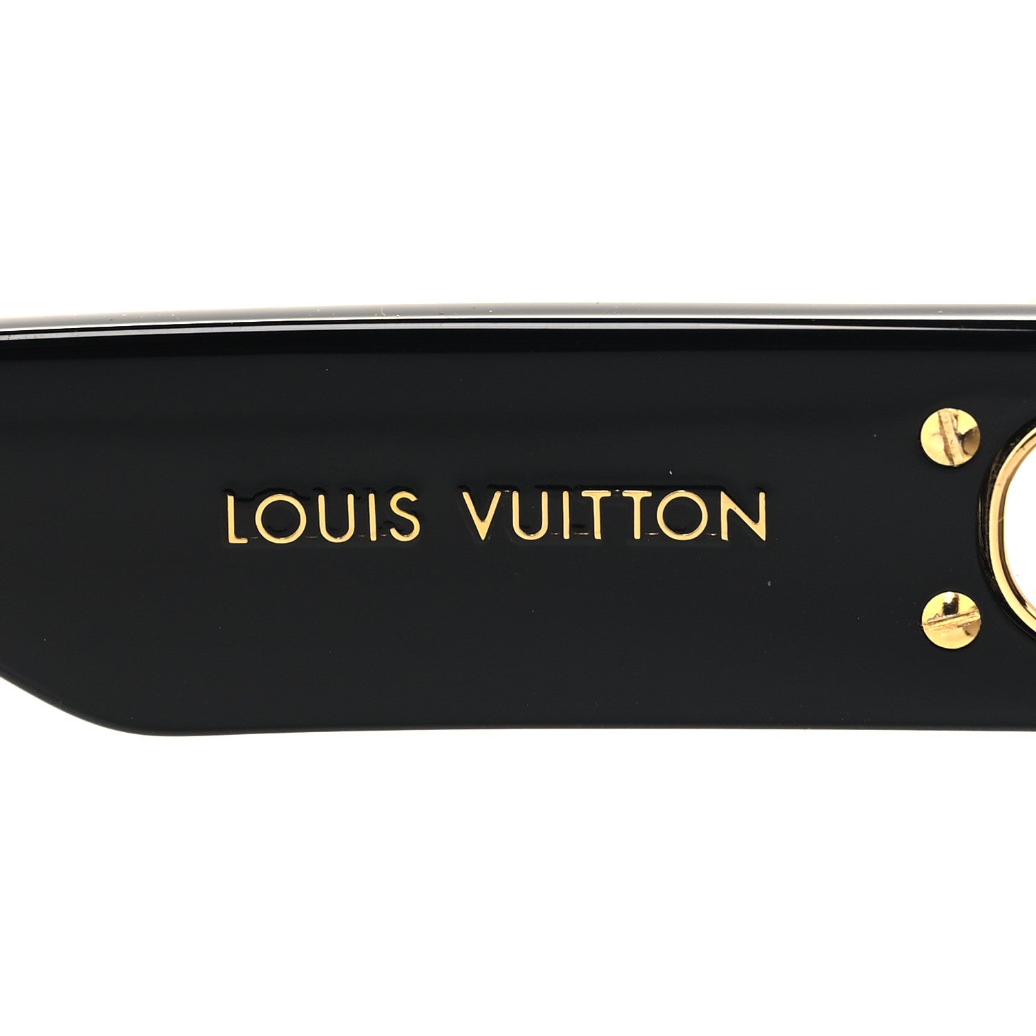 Louis Vuitton Acetate LV Link Square Sunglasses Z1568W Black 5 of 7