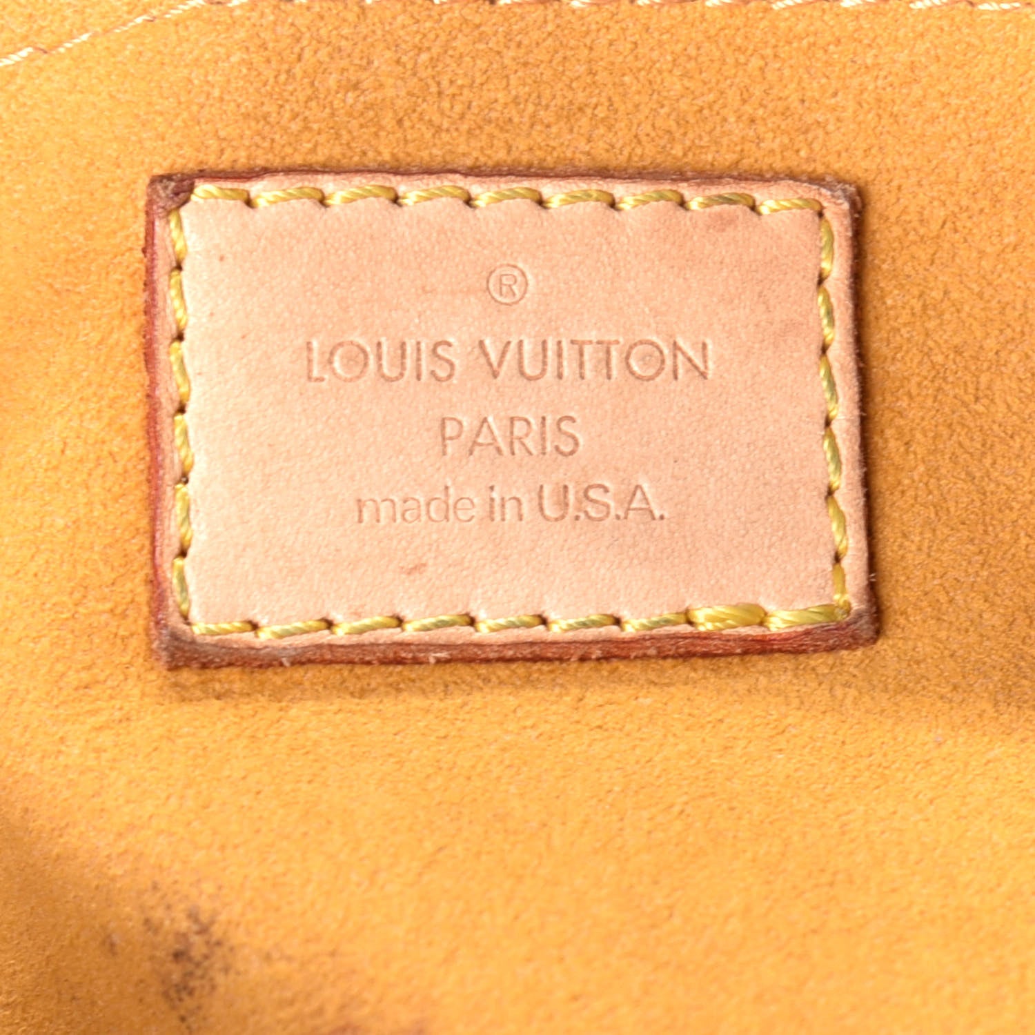 Louis Vuitton Monogram Denim Baggy PM Blue 6 of 10