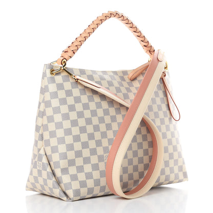 Louis Vuitton Damier Azur Beaubourg Hobo MM 3 of 12