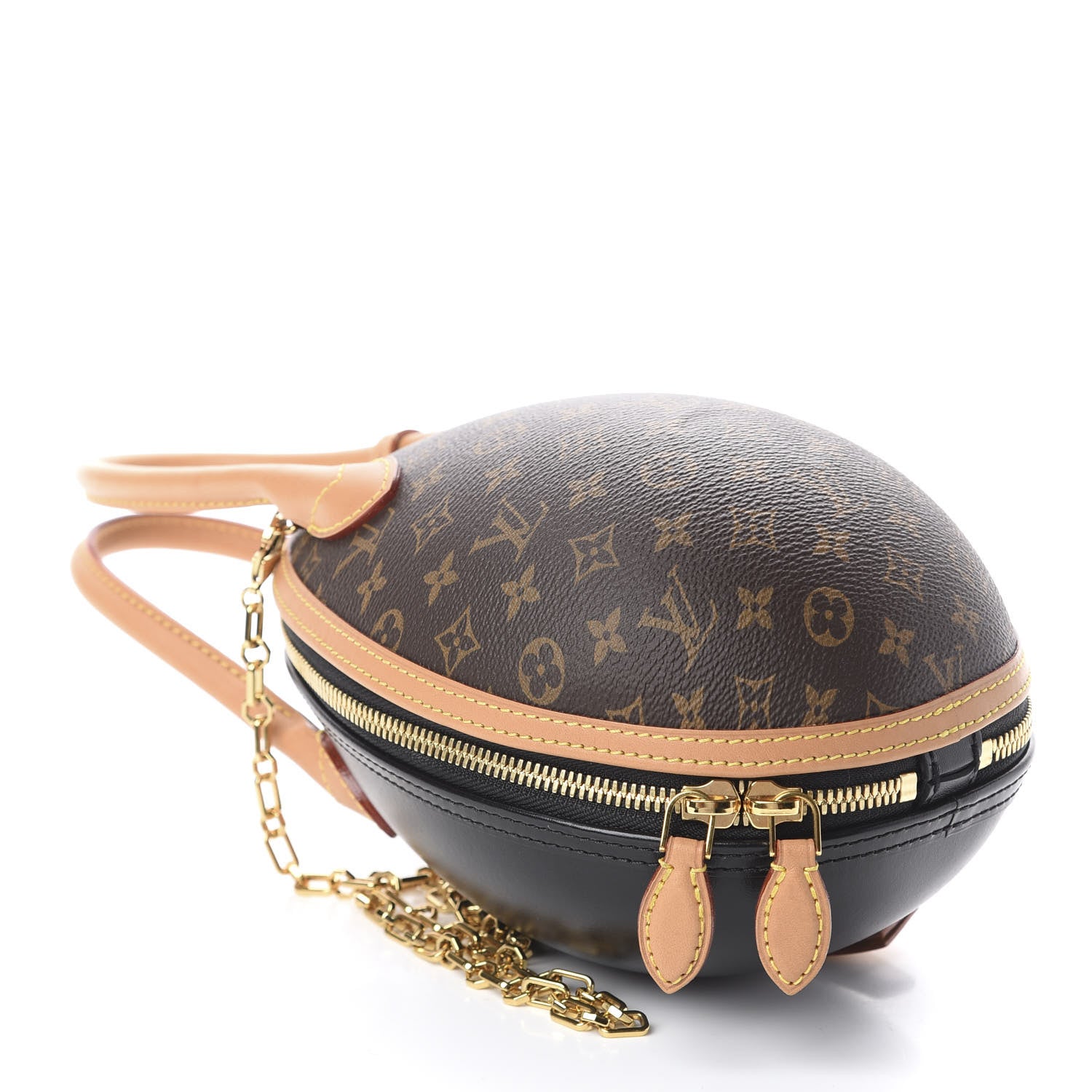 Louis Vuitton Monogram Egg Bag Black 3 of 8