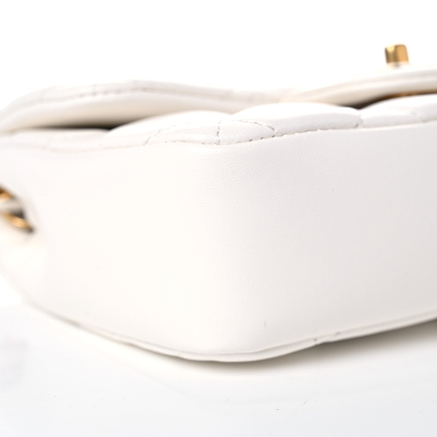 Chanel Lambskin Quilted Mini Heart Charms Flap White 8 of 9