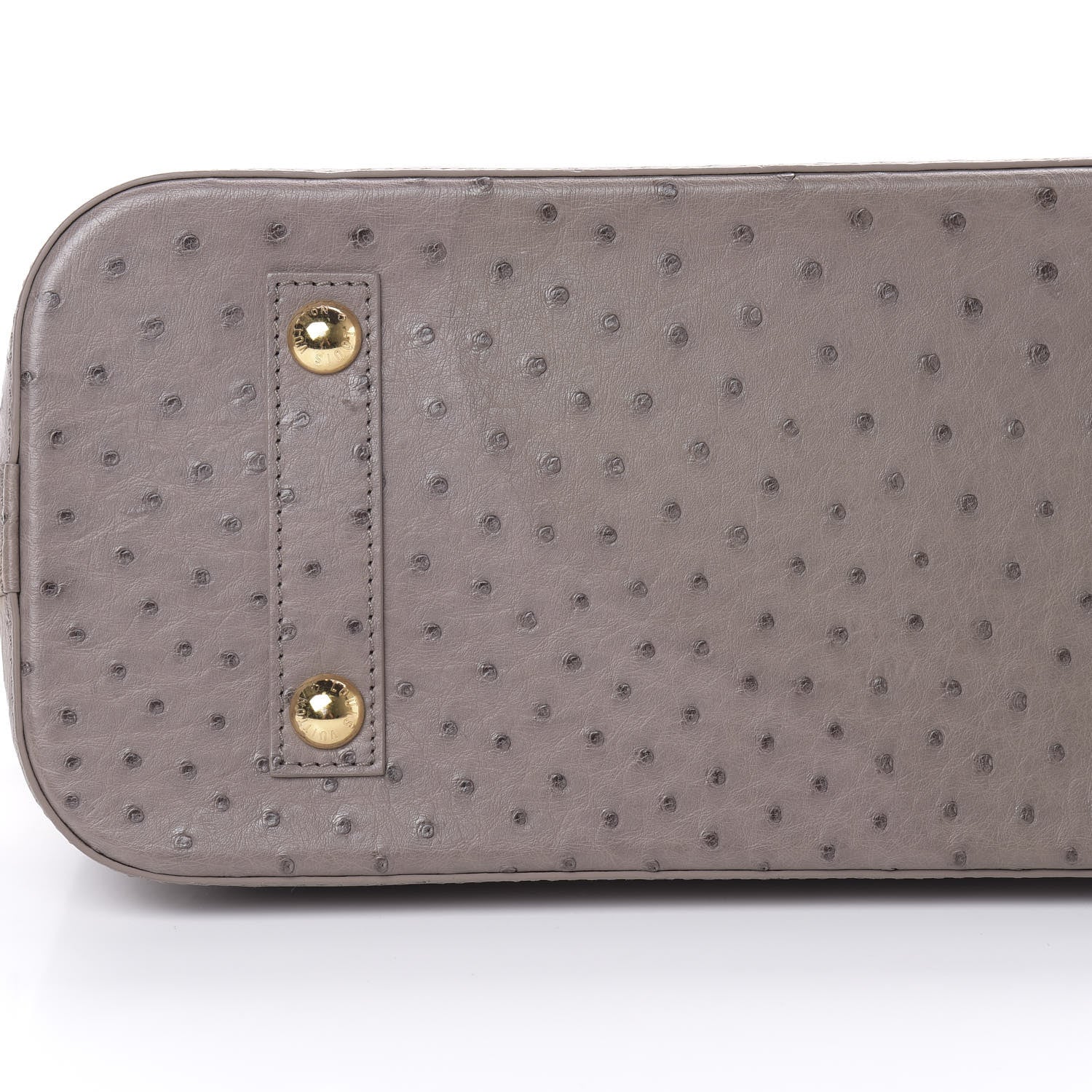 Louis Vuitton Ostrich Alma PM Gris 11 of 11