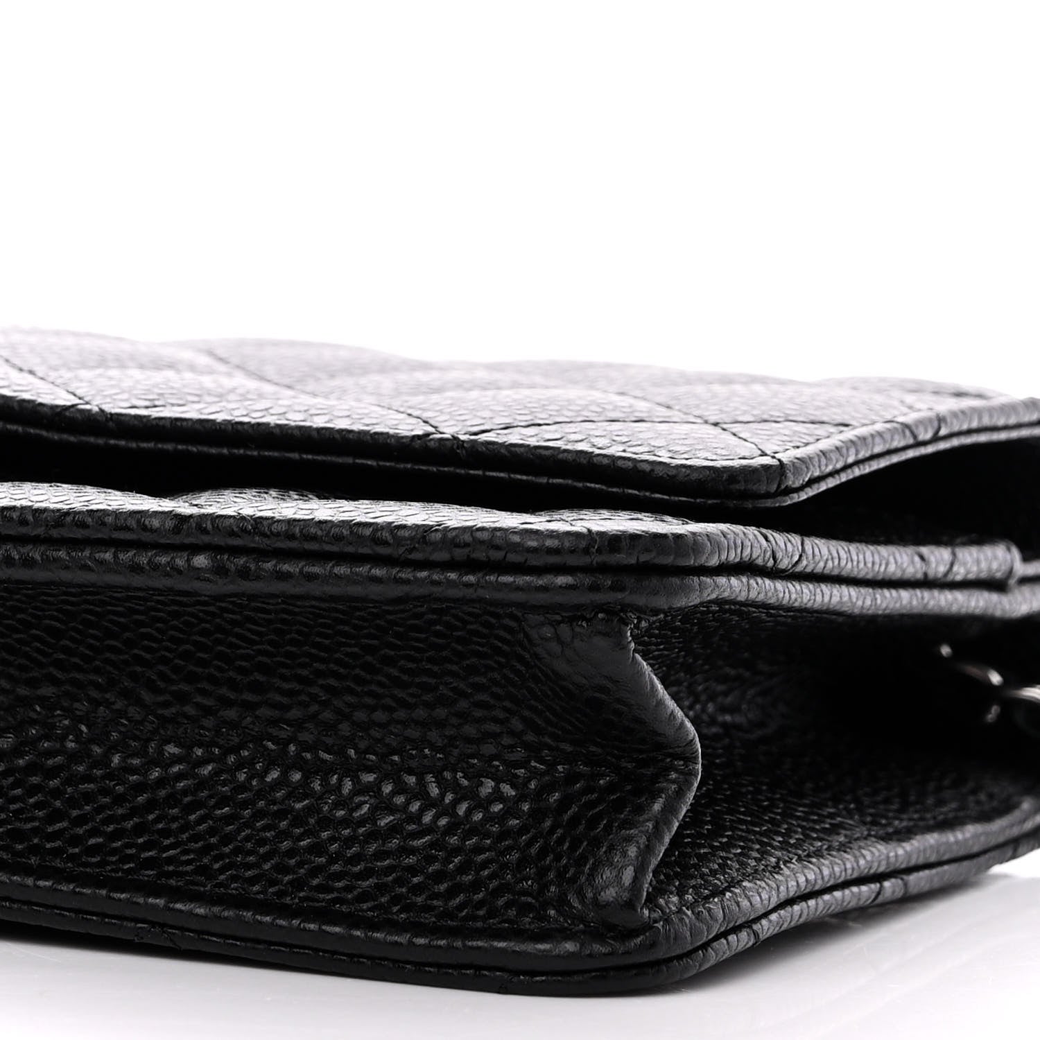 Chanel Caviar Quilted Wallet on Chain WOC Black 11 of 12
