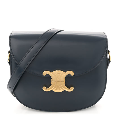 Celine Shiny Calfskin Teen Besace Navy Blue 1 of 12