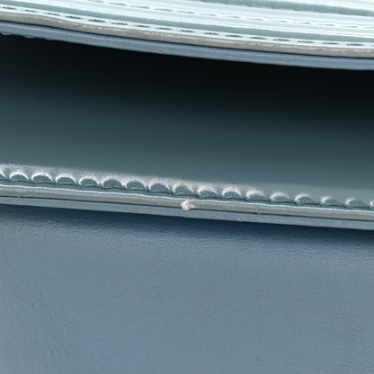 Chanel Patent Calfskin Medium Plexiglass Boy Flap Light Blue 13 of 13