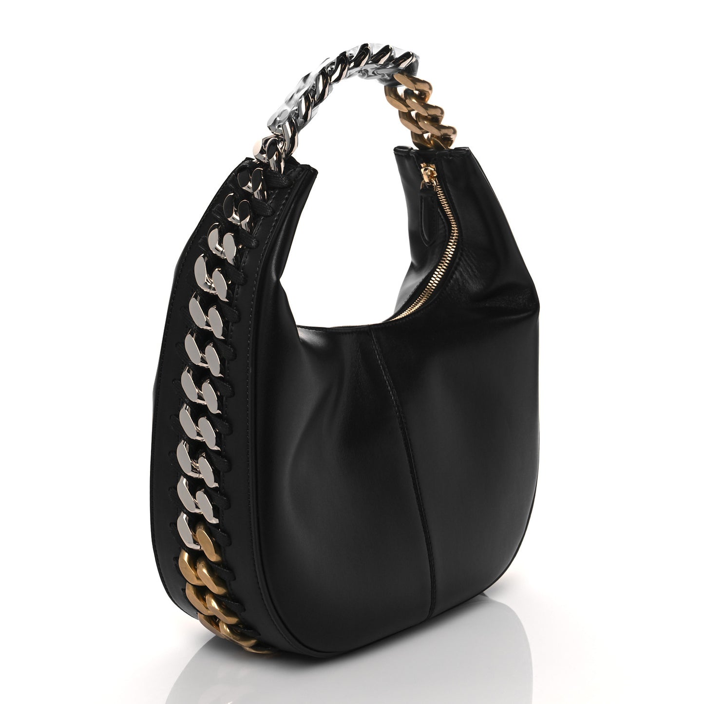 Eco Alter Nappa Chain Small Hobo Black