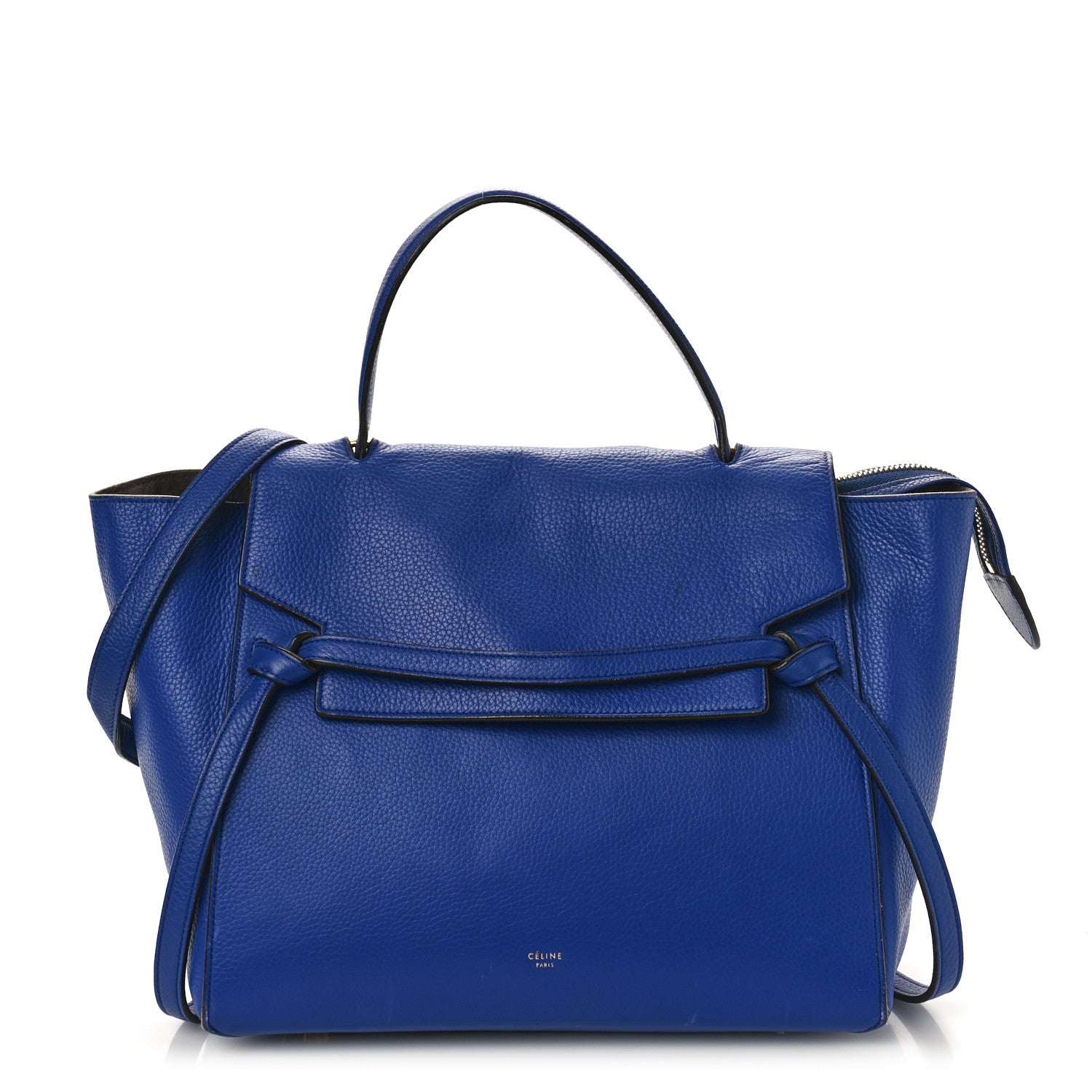 Celine Grained Calfskin Small Belt Bag Indigo 1 of 11