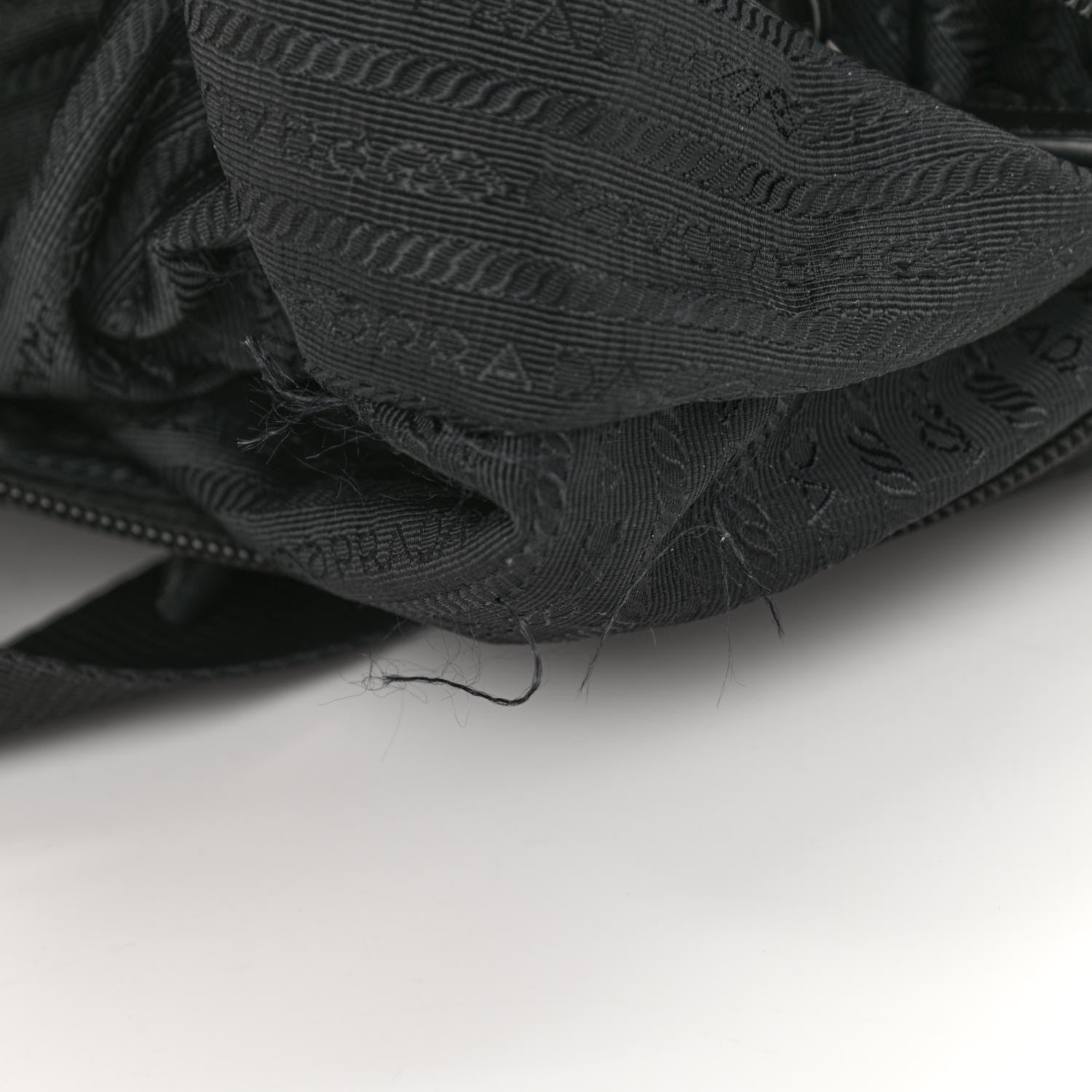 Prada Tessuto Nylon Messenger Bag Black 11 of 11