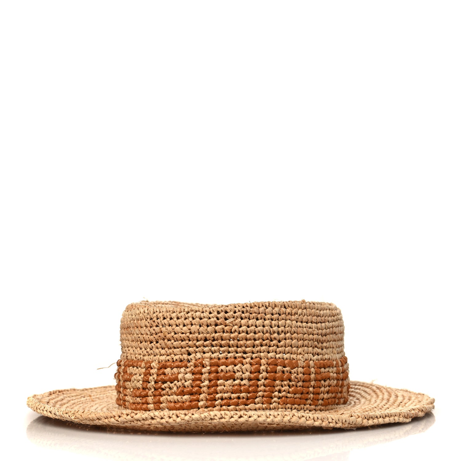 Fendi Raffia FF Mens Bucket Hat 1 of 9