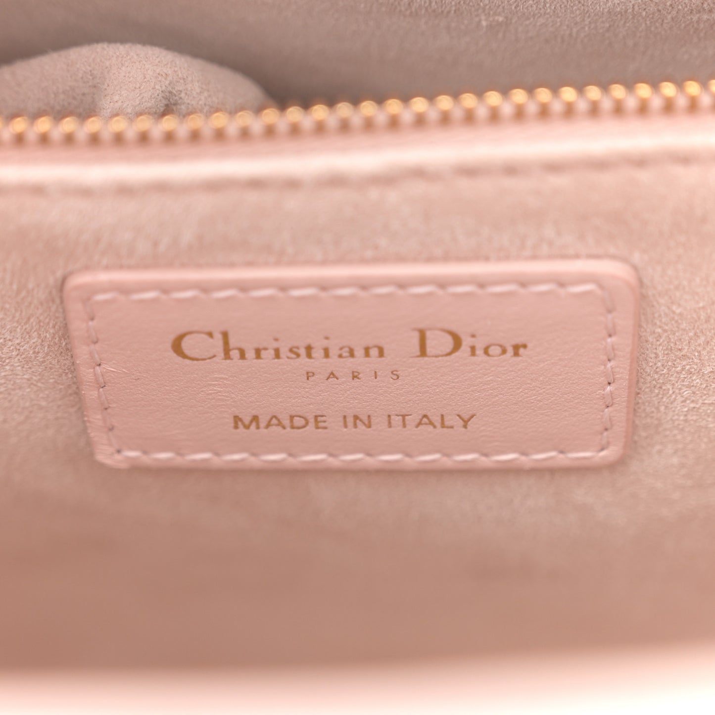 Lambskin Cannage Medium Lady Dior Light Pink
