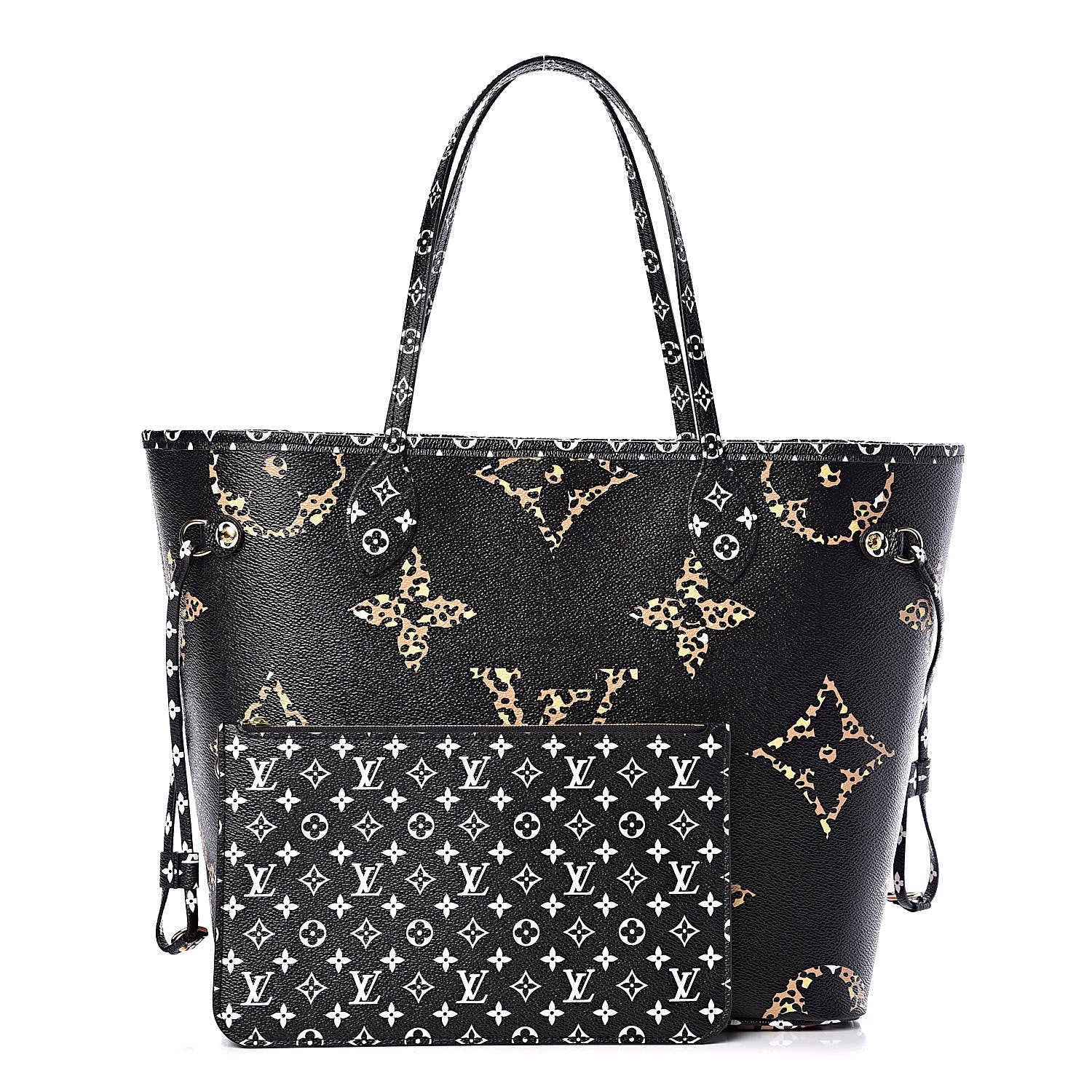 Louis Vuitton Monogram Giant Jungle Neverfull MM Black 1 of 11
