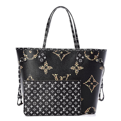 Louis Vuitton Monogram Giant Jungle Neverfull MM Black 1 of 11