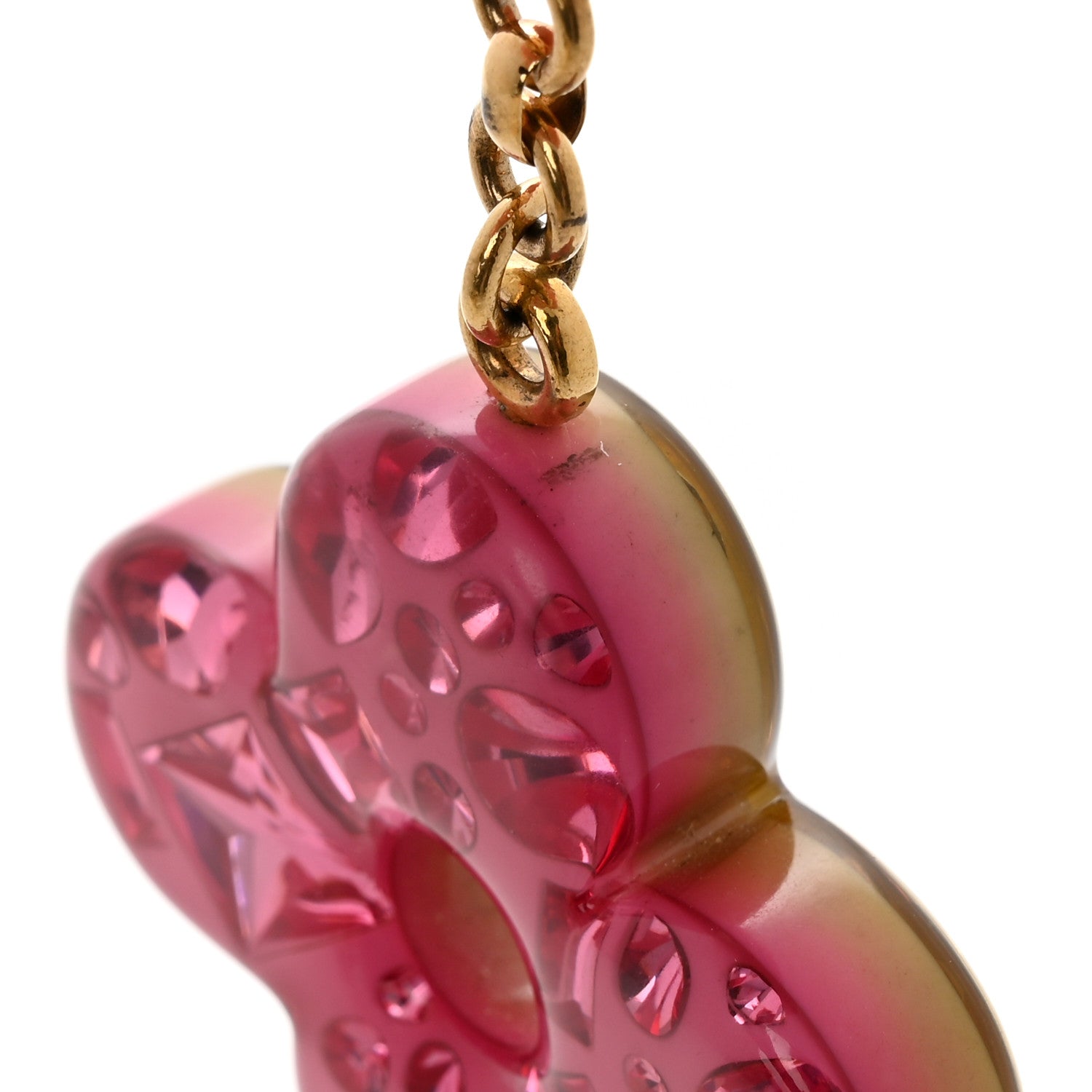 Louis Vuitton Resin Strass Glam Flower Bag Charm Multicolor 8 of 10