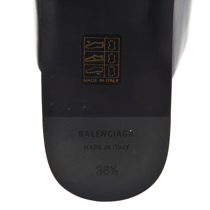 Balenciaga Calfskin Mules 36.5 Black 8 of 10