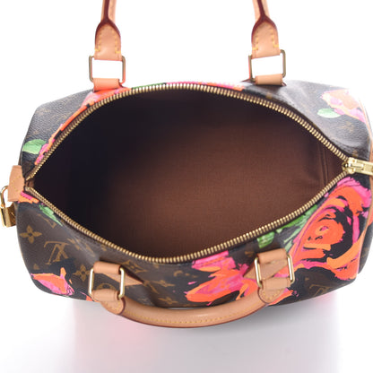 Louis Vuitton Monogram Roses Speedy 30 5 of 9