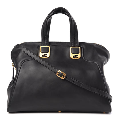 Fendi Vitello Dolce Marmol Large Chameleon Tote Black 1 of 13