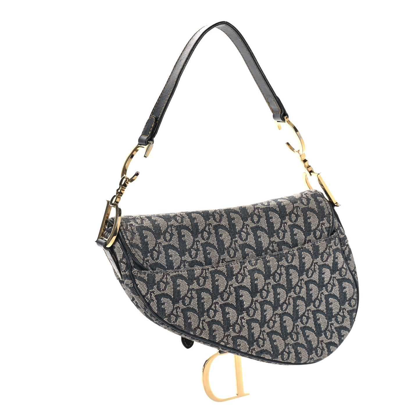 Monogram Saddle Bag Blue