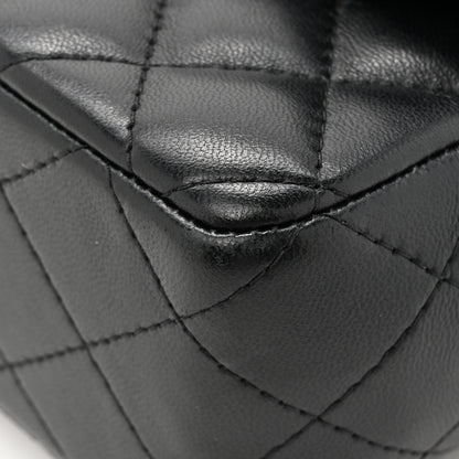 Chanel Lambskin Quilted Mini Rectangular Flap Black 14 of 15