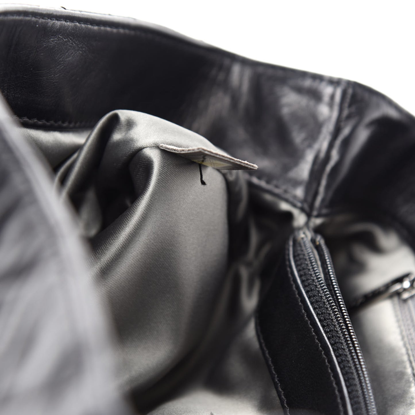 Lambskin Quilted Sharpei Flap Black