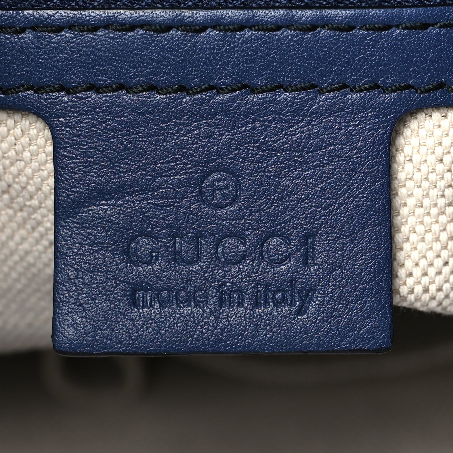 Guccissima Medium Emily Hobo Blue