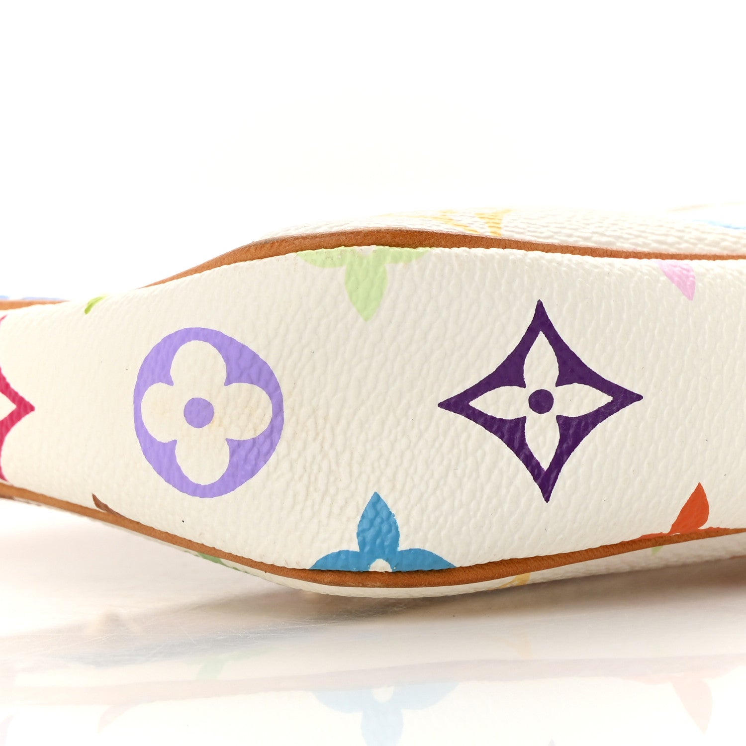 Louis Vuitton Monogram Multicolor Pochette Accessories White 9 of 13