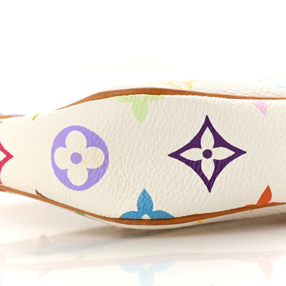 Louis Vuitton Monogram Multicolor Pochette Accessories White 9 of 13