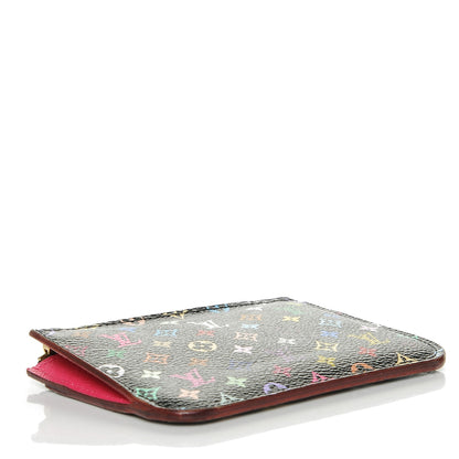 Louis Vuitton Monogram Multicolor Key Pouch Black Grenade 4 of 6