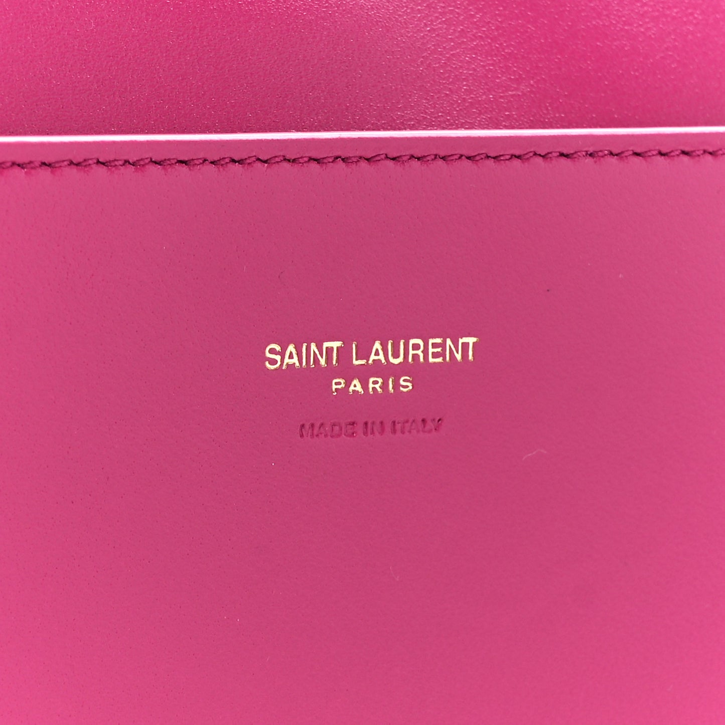 Smooth Calfskin Suede Medium Reversible Monogram Kate Satchel Rose Rubis