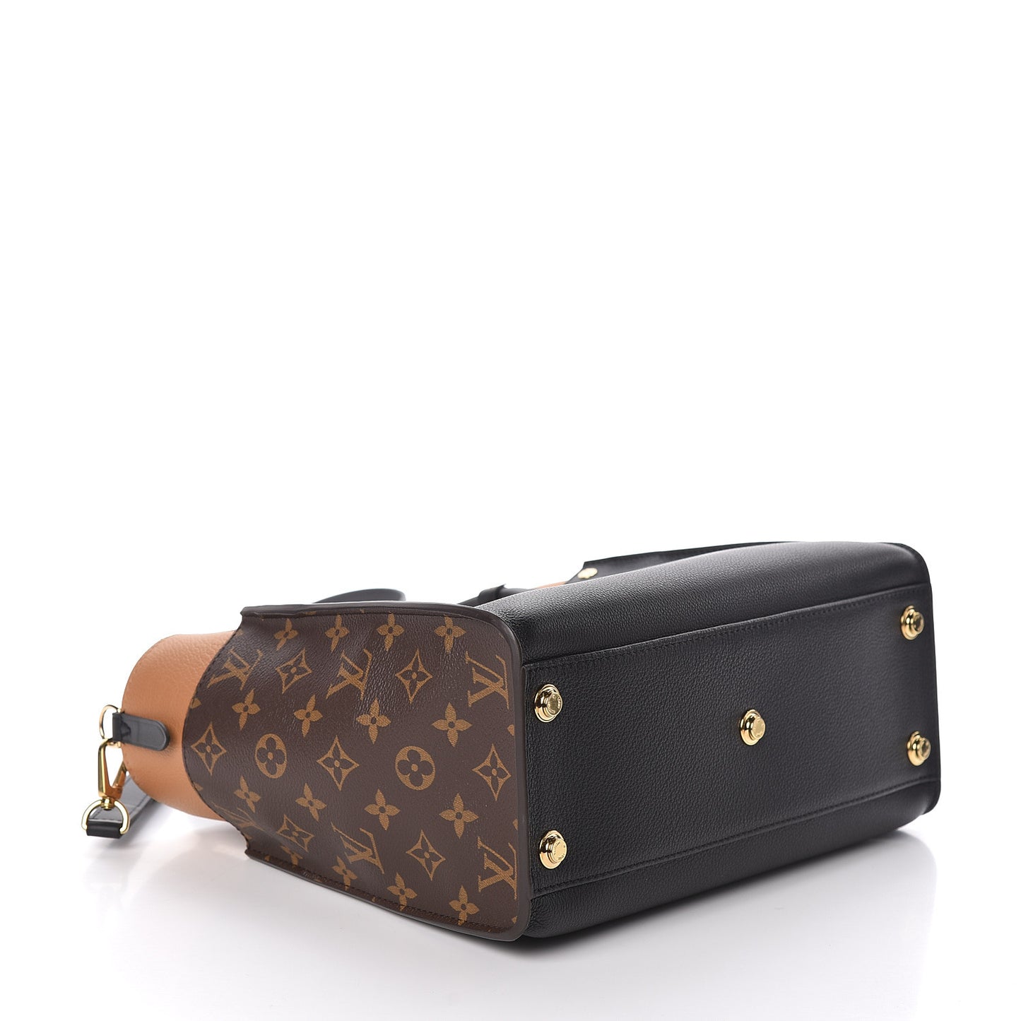 Calfskin Monogram On My Side Black