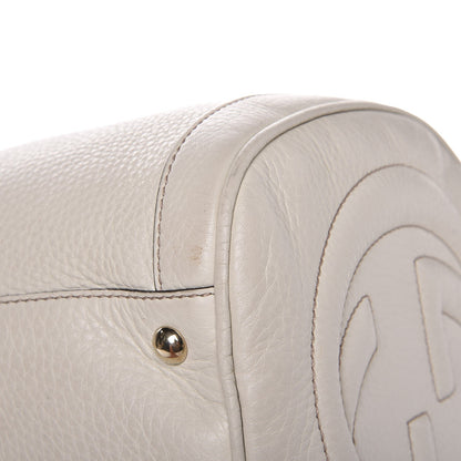 Gucci Pebbled Calfskin Medium Soho Boston Off White 15 of 21