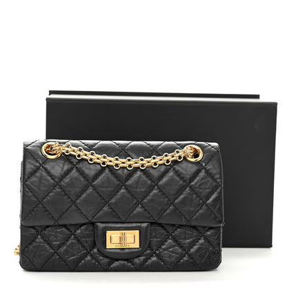 Chanel Aged Calfskin Quilted 2.55 Reissue Mini Flap Black 11 of 11